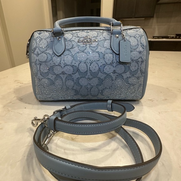 Coach Crystal Blue Rowan 100% Custom Design by Crystal
